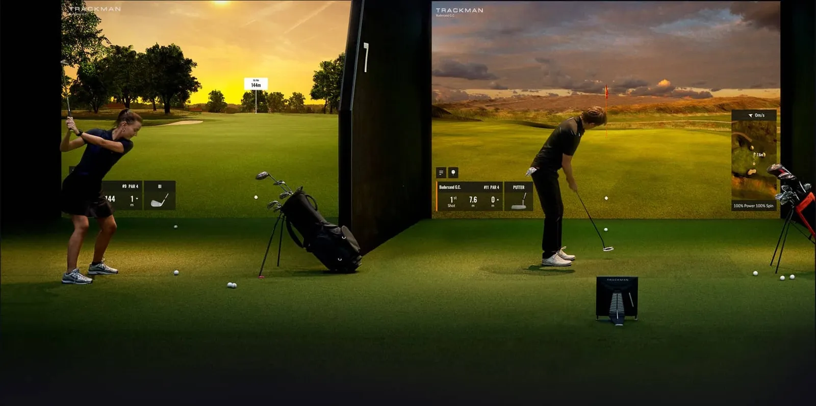 Twee Trackman-bays bij Move2Golf